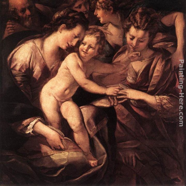 Giulio Cesare Procaccini The Mystic Marriage of St Catherine